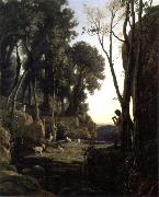 Corot Camille The Little Shepherd oil on canvas